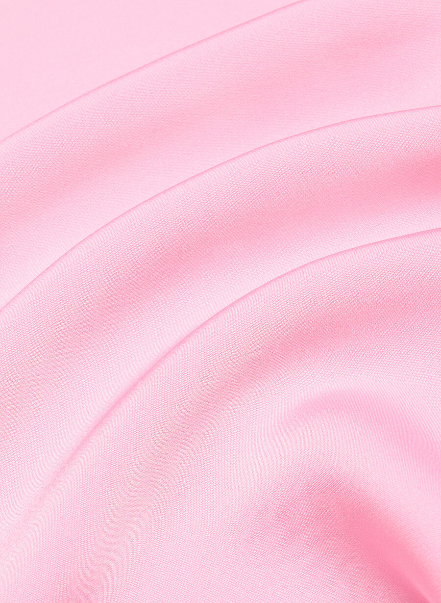 candela satinkleid in jellybean pink