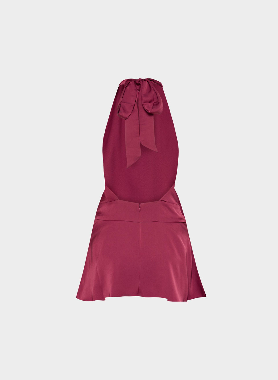 posse satinkleid juicy rose