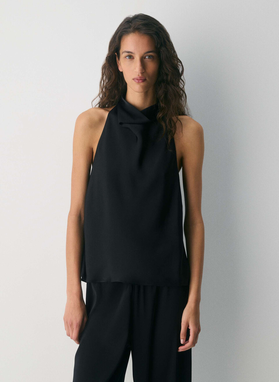 satin-top in schwarz bestellen