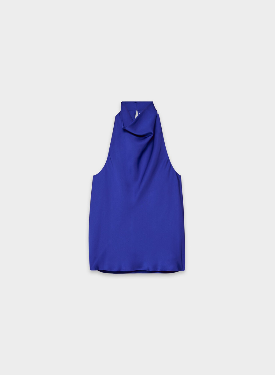 satin-top in flammenblau bestellen