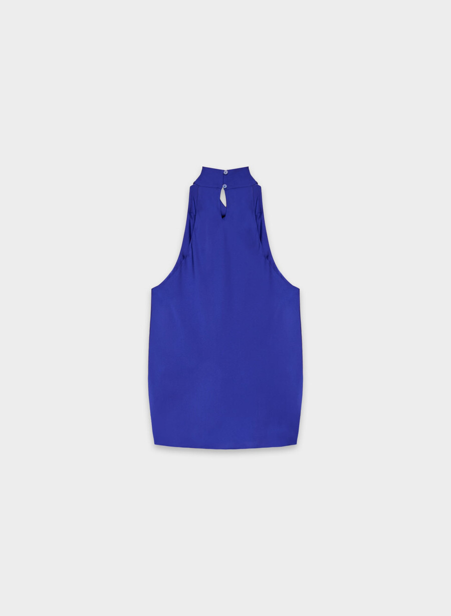 satin-top in flammenblau bestellen