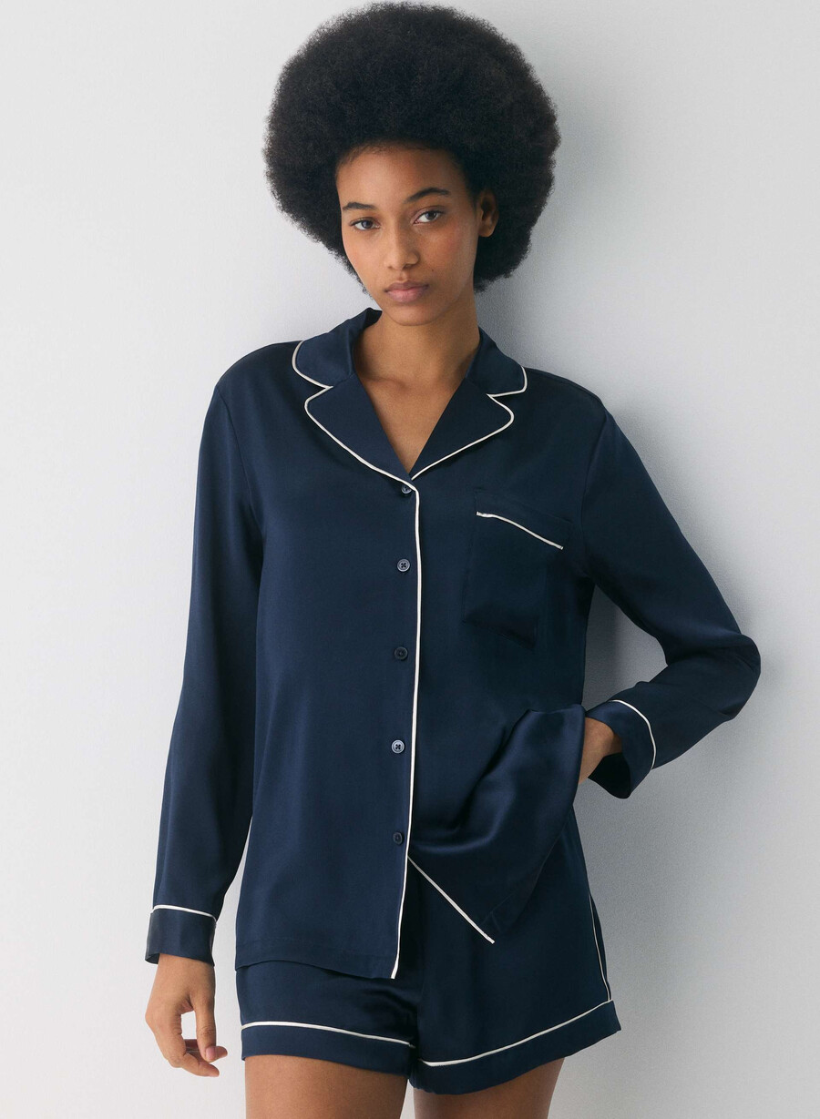 nightside seidenpyjamahemd admiral