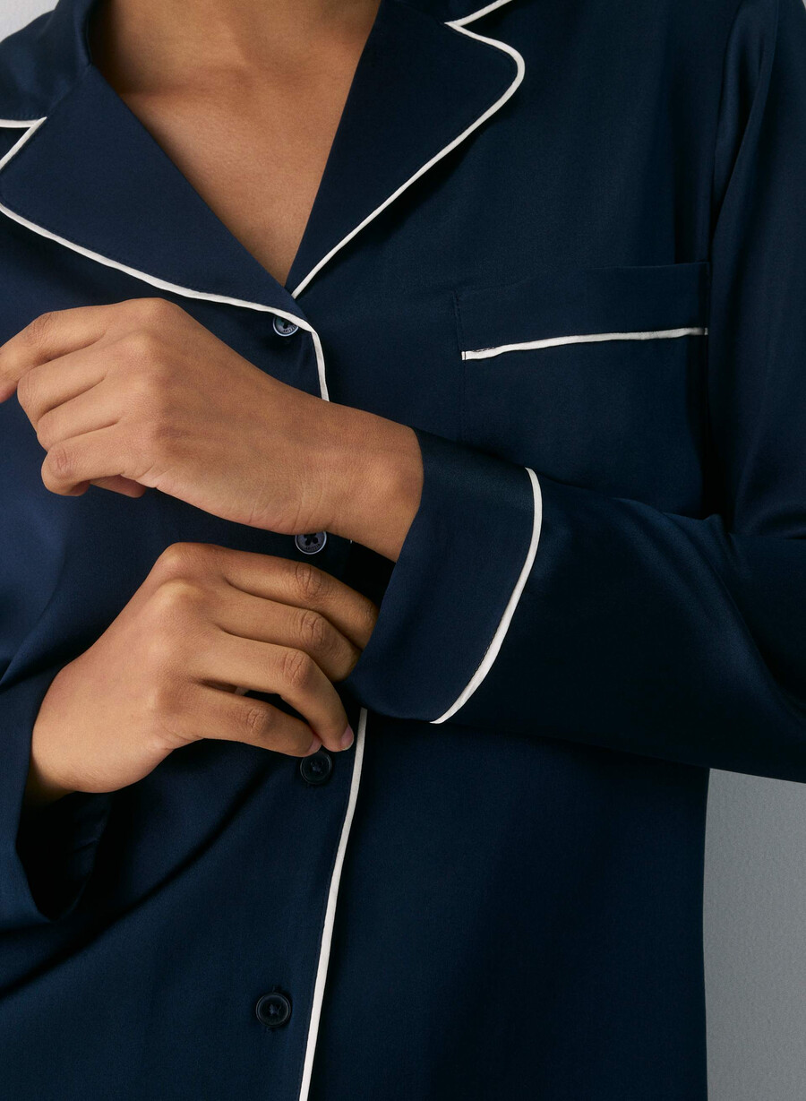 nightside seidenpyjamahemd admiral