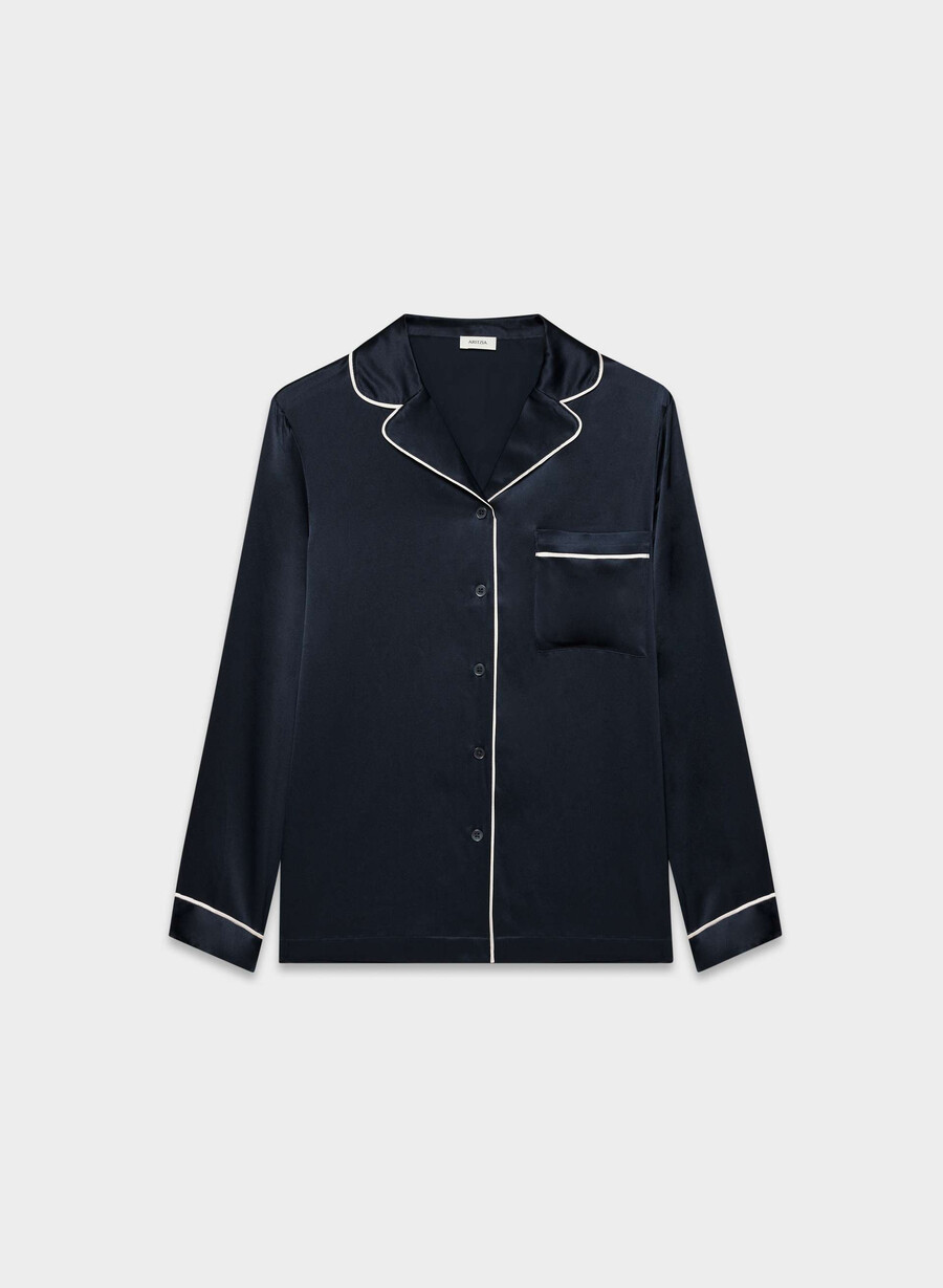 nightside seidenpyjamahemd admiral