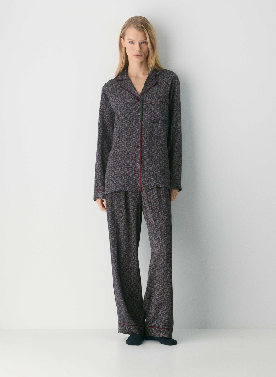 nightside seidenpyjamahemd admiral cardamon