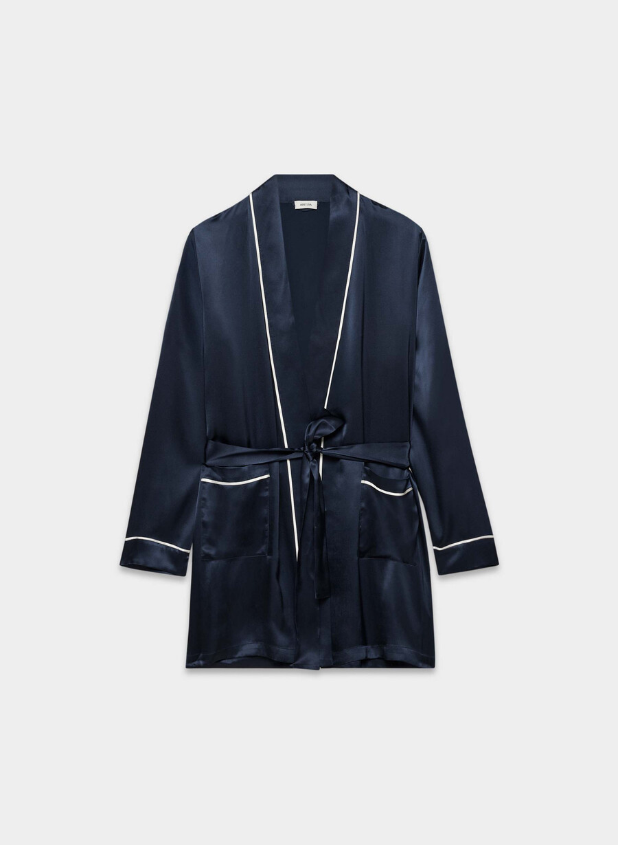 nightside seidenpyjama-bademantel admiral