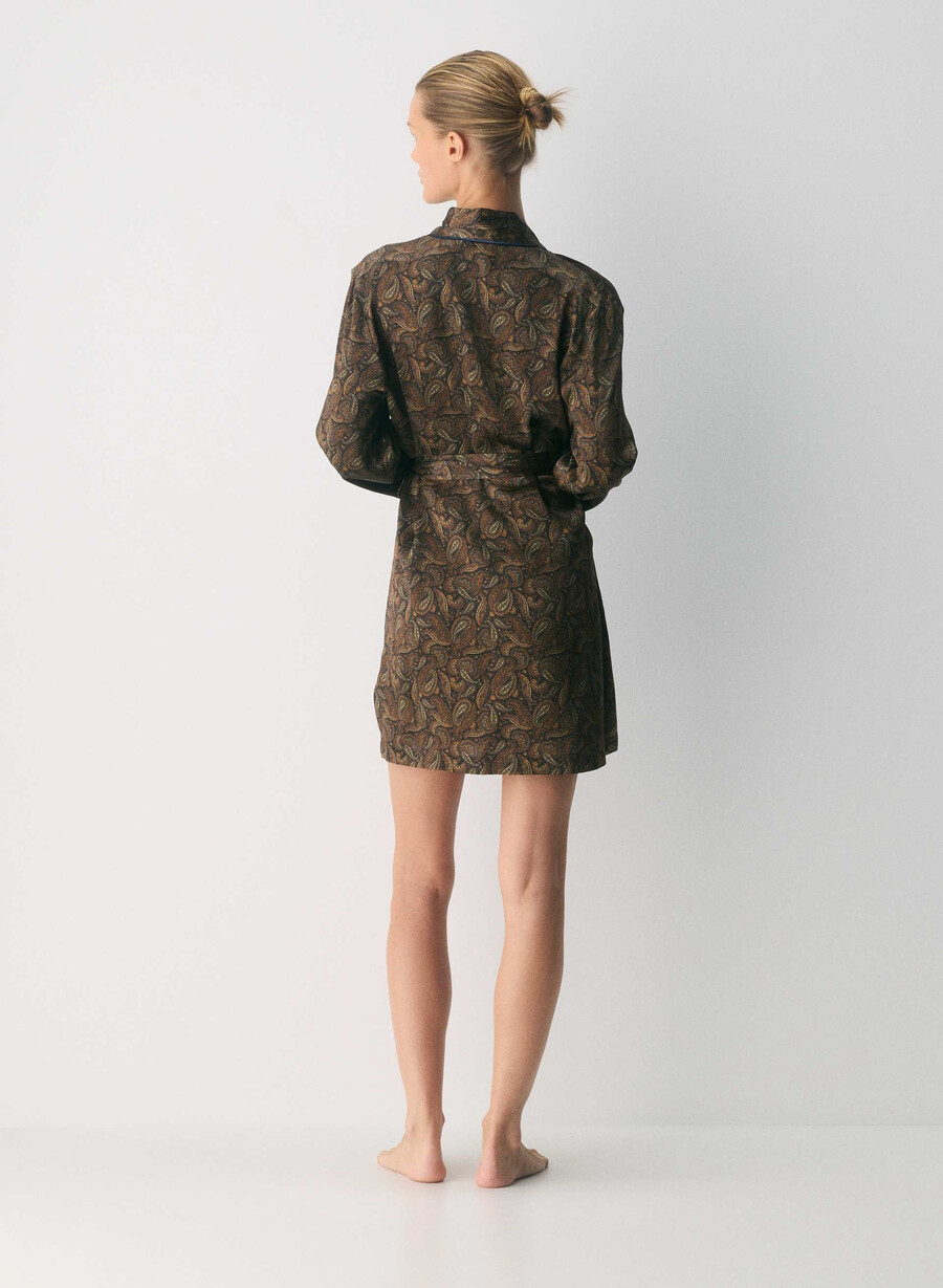 nightside seidenpyjama-bademantel drk nt nvycnmn