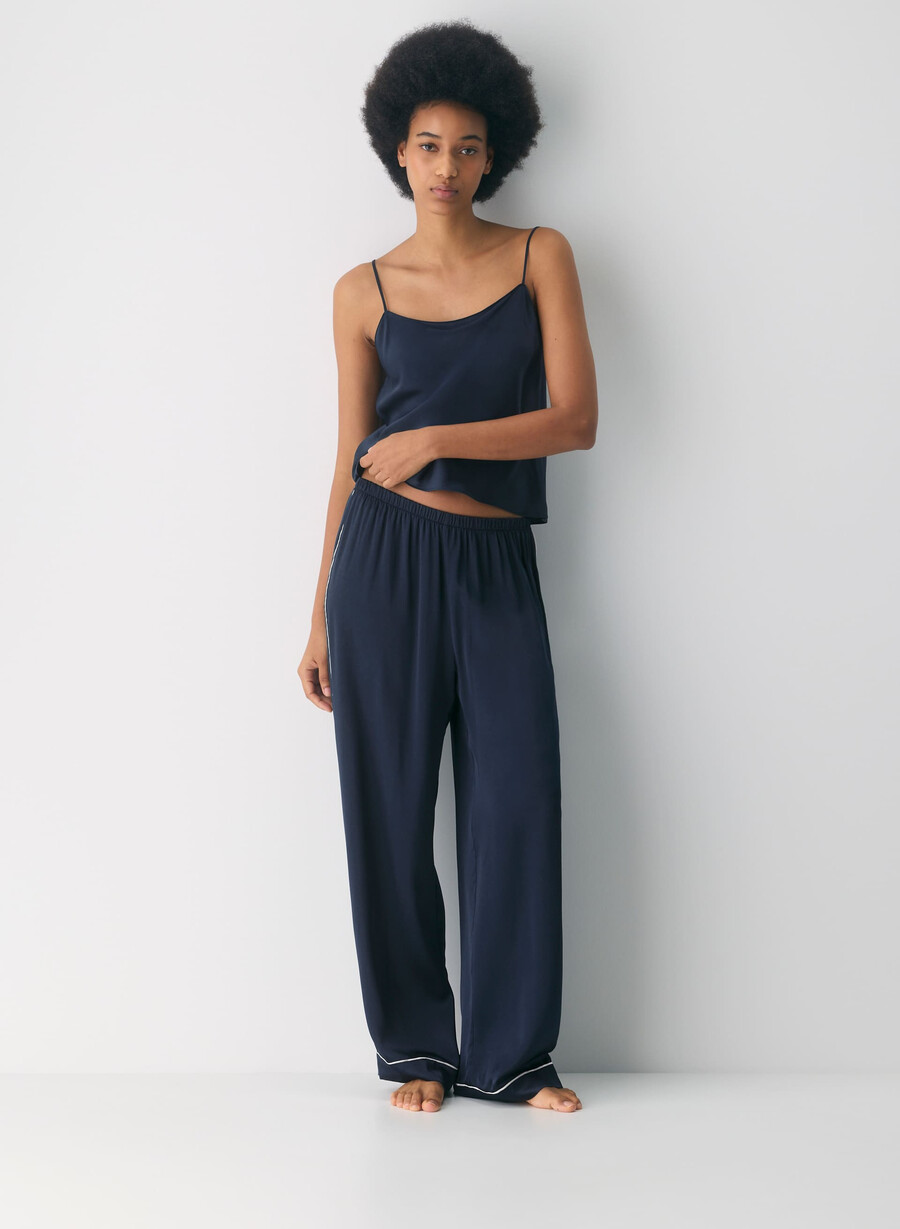 nightside seidenpyjamahose admiral
