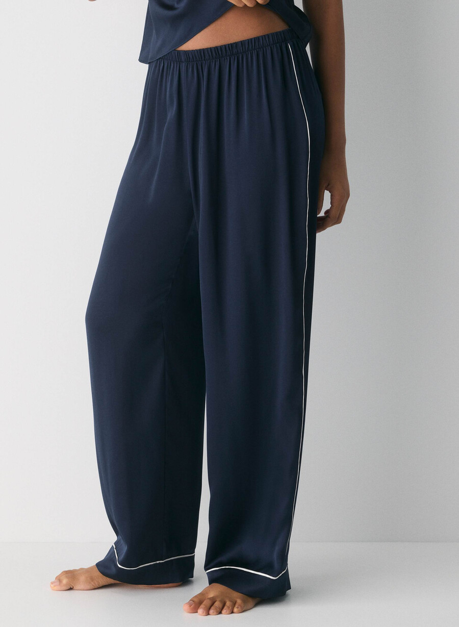 nightside seidenpyjamahose admiral