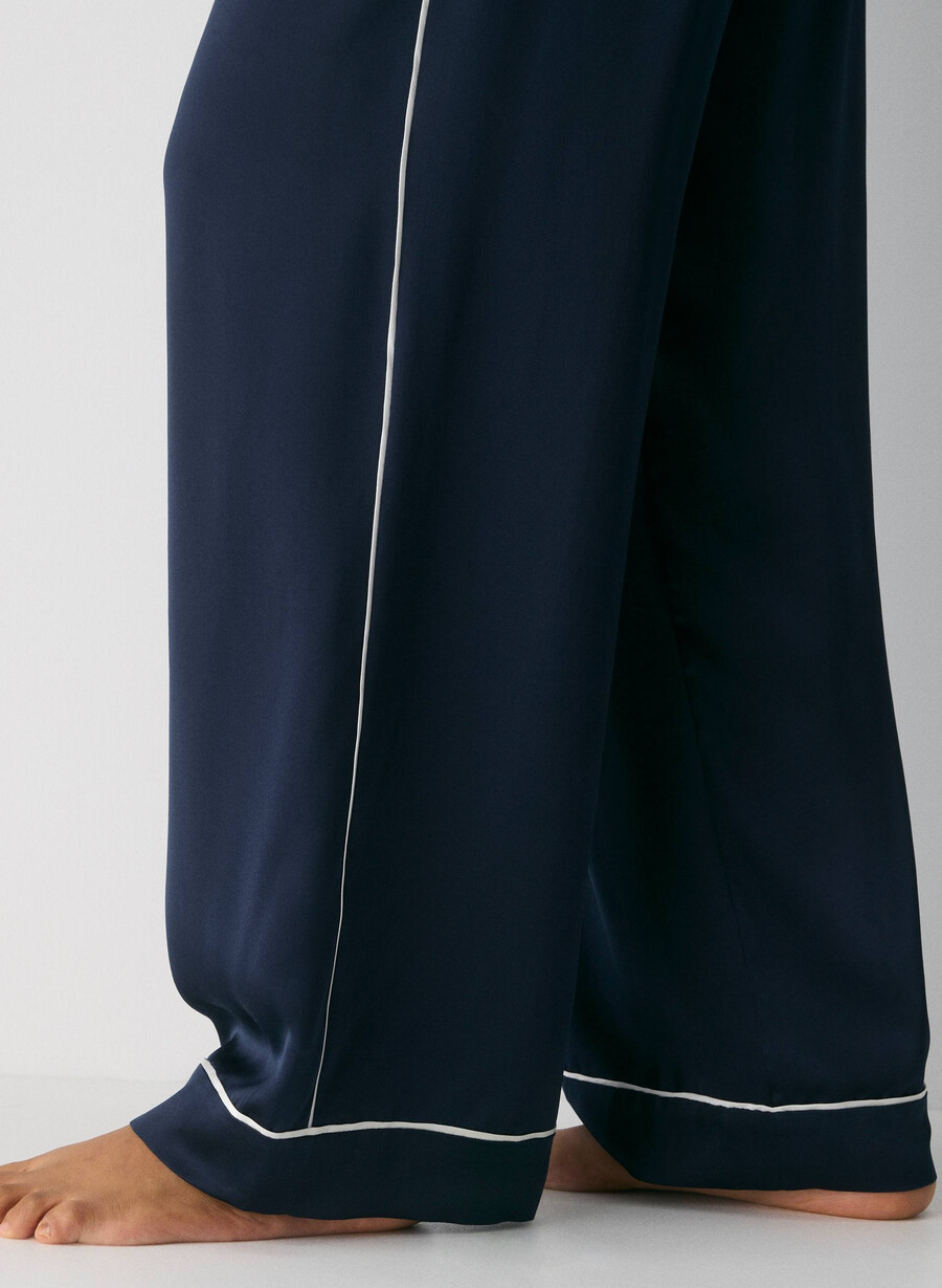nightside seidenpyjamahose admiral