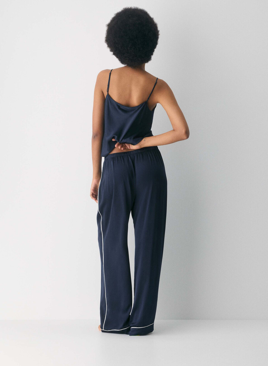 nightside seidenpyjamahose admiral