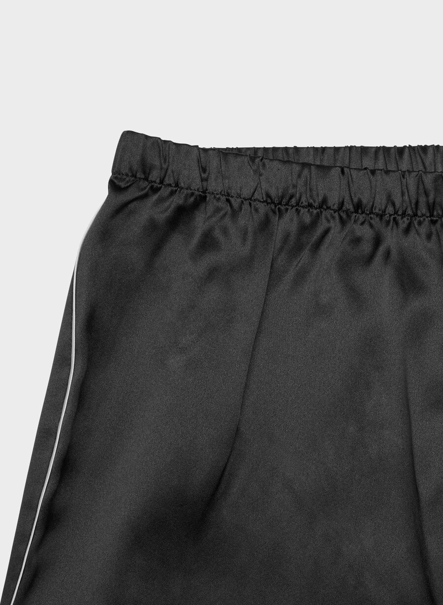 nightside seidenpyjamahose schwarz