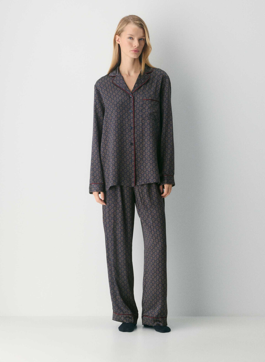 nightside seidenpyjamahose admiral cardamon
