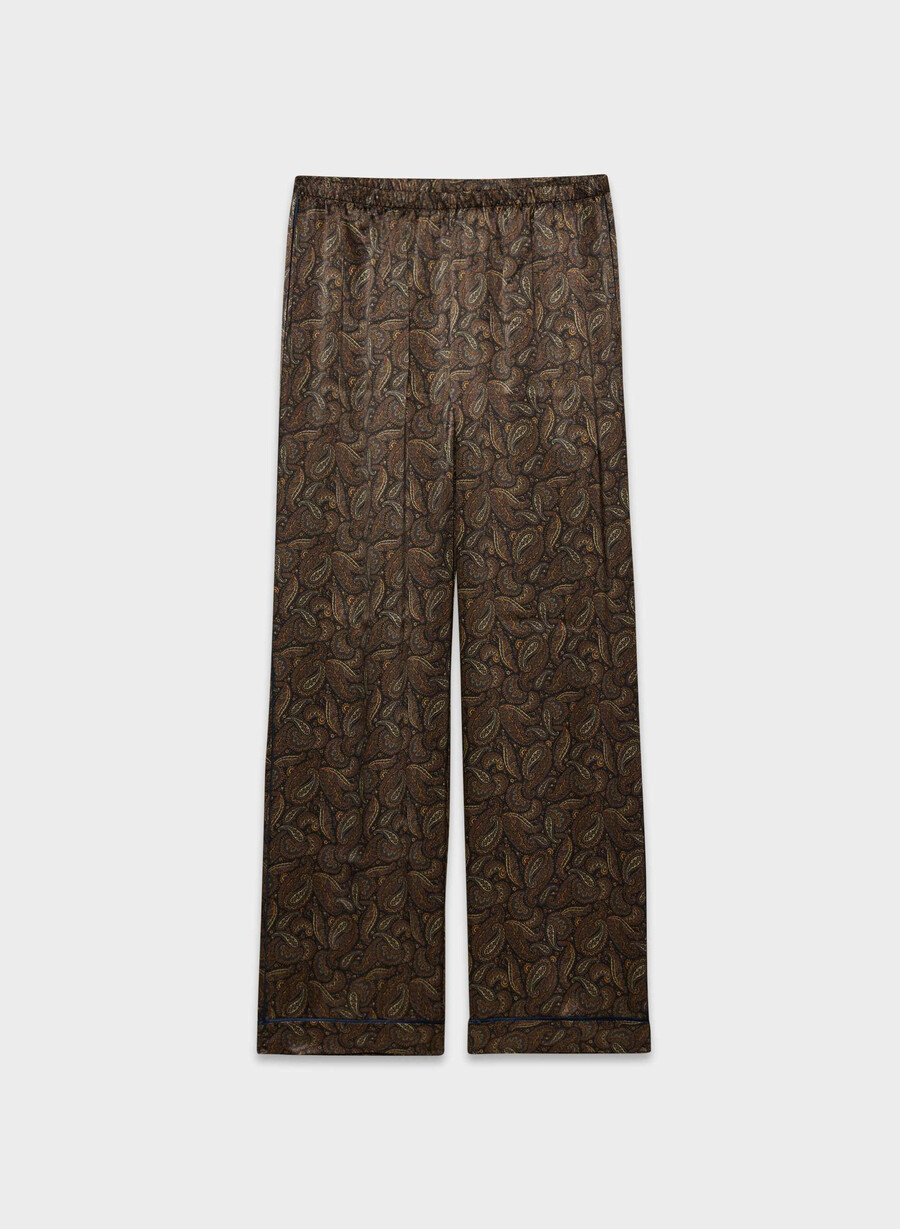 nightside seidenpyjamahose drk nt nvycnmn
