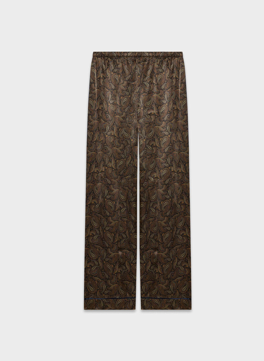 nightside seidenpyjamahose drk nt nvycnmn