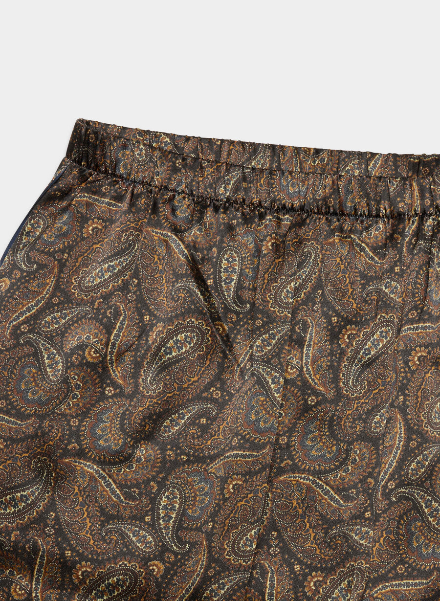 nightside seidenpyjamahose drk nt nvycnmn