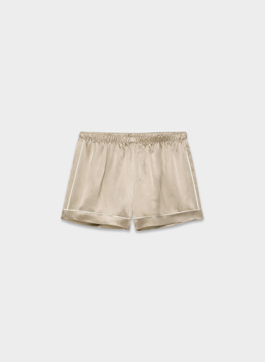 nightside seidenpyjama-boxershorts marcona beige