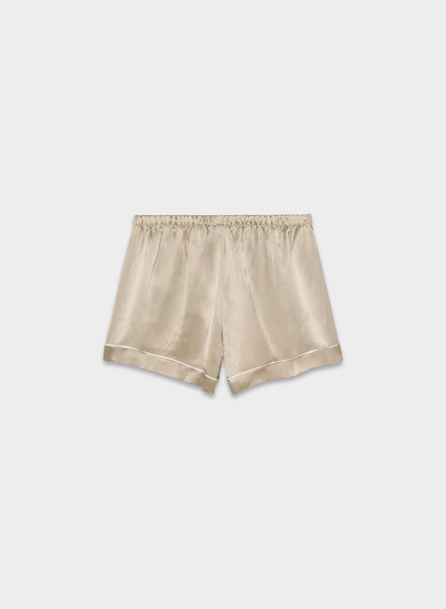 nightside seidenpyjama-boxershorts marcona beige