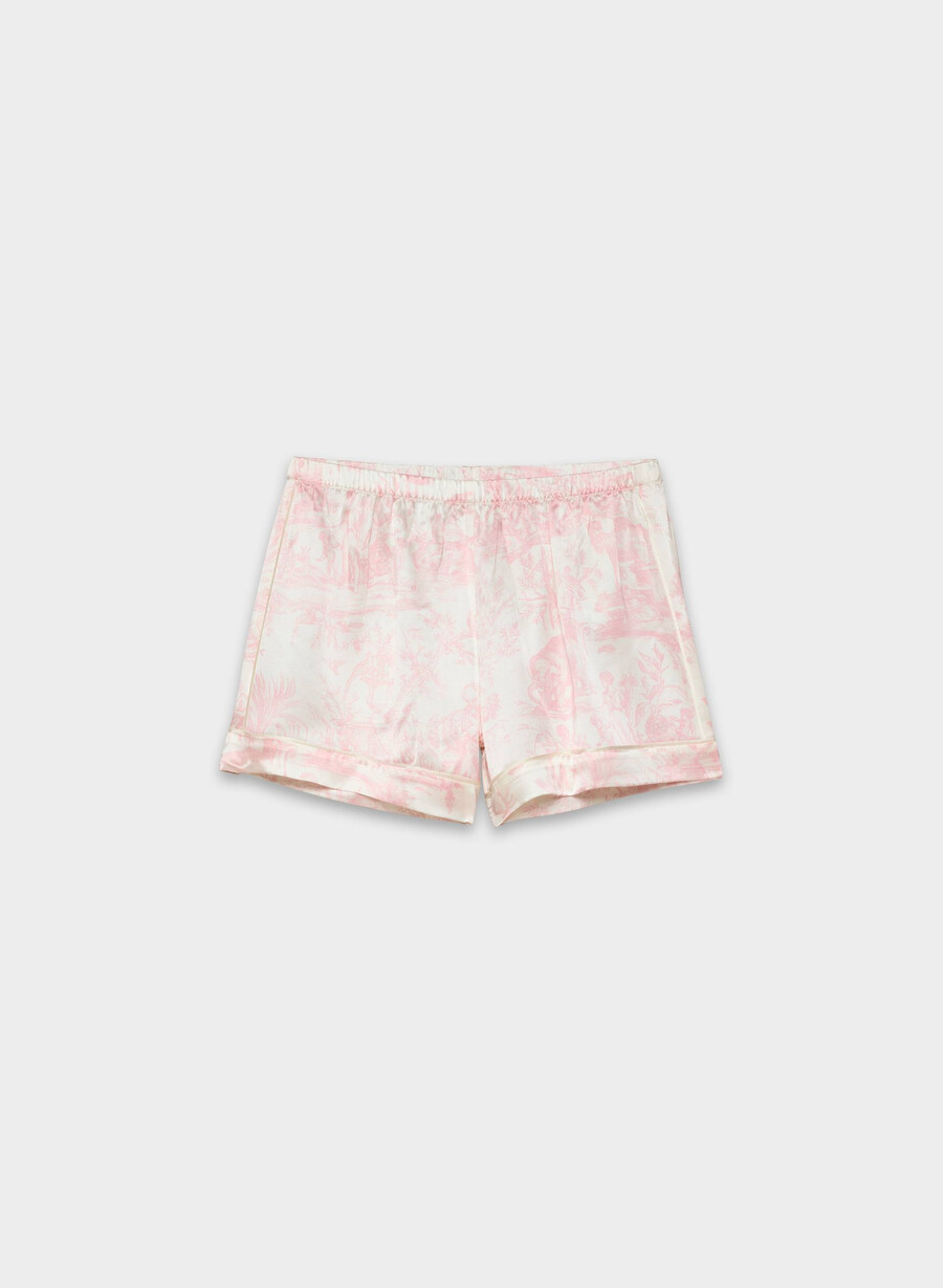 nightside seiden-pyjama-boxershorts hellbraundunkelblau cpd-pink