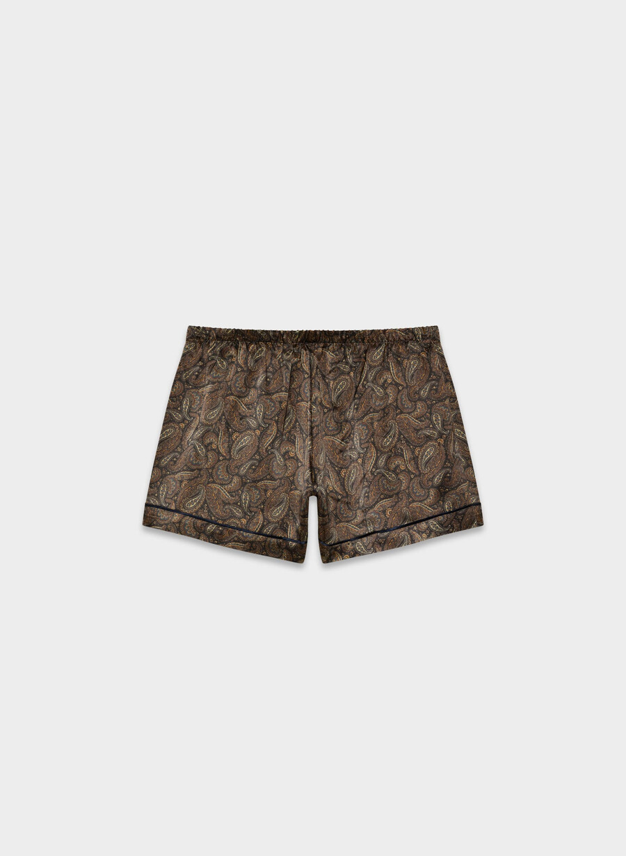 nightside seiden-pyjama-boxershorts drk nt nvycnmn