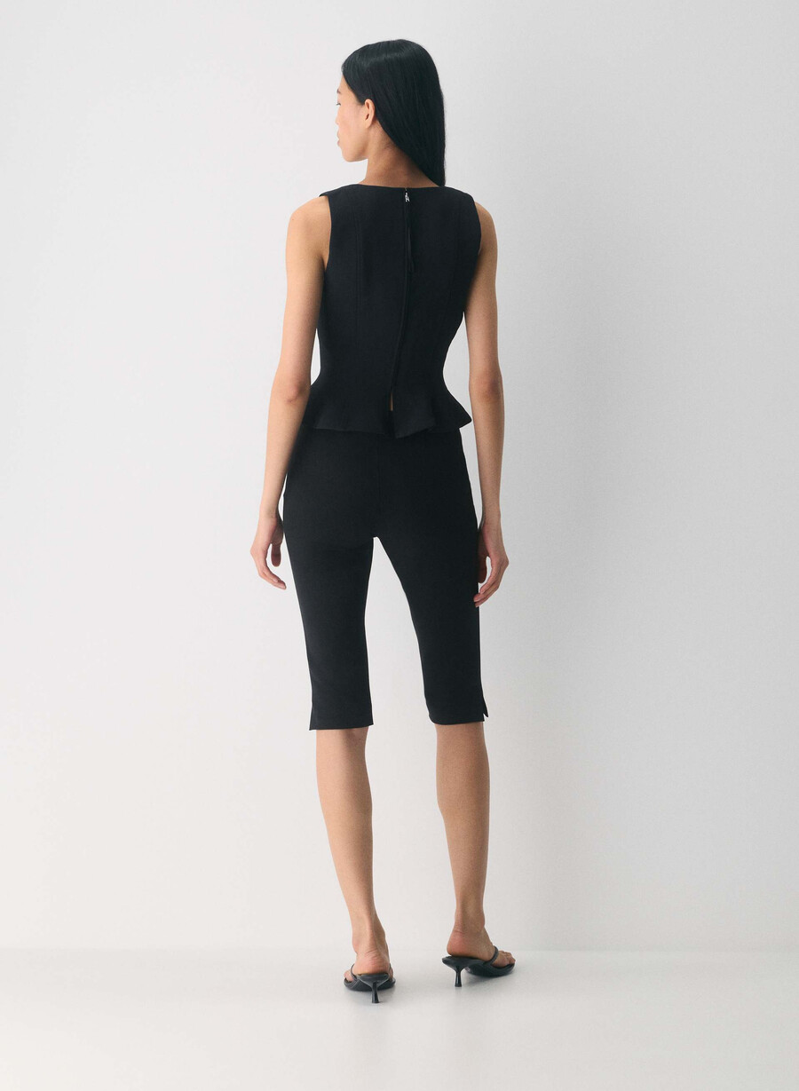 rhodora bustier - crepette schwarz