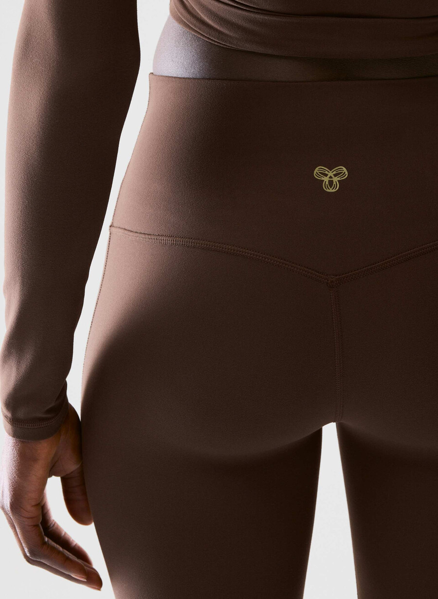 butter cheeky infinite hi flare 30 leggings reiches mochabraun
