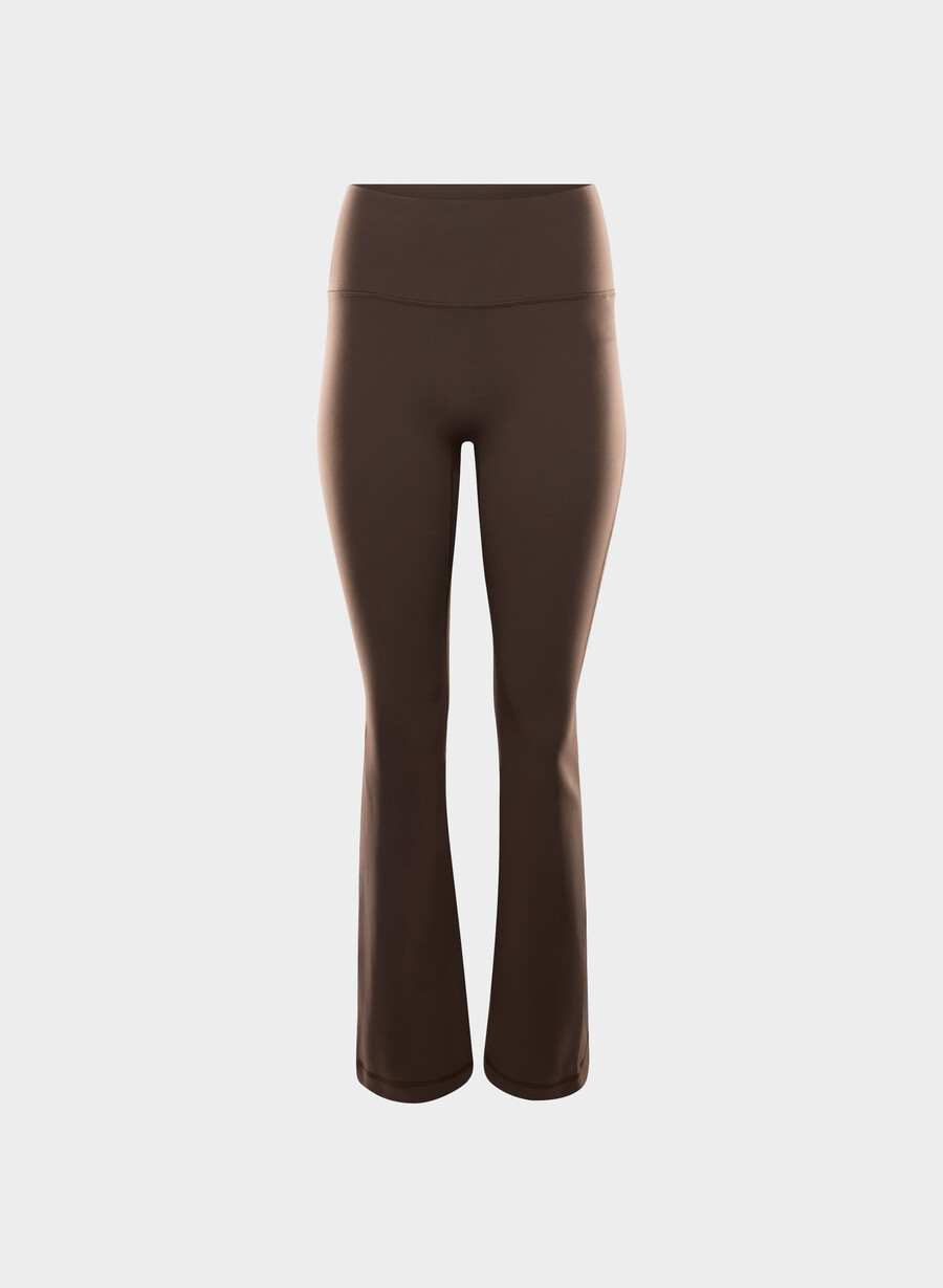 butter cheeky infinite hi flare 30 leggings reiches mochabraun