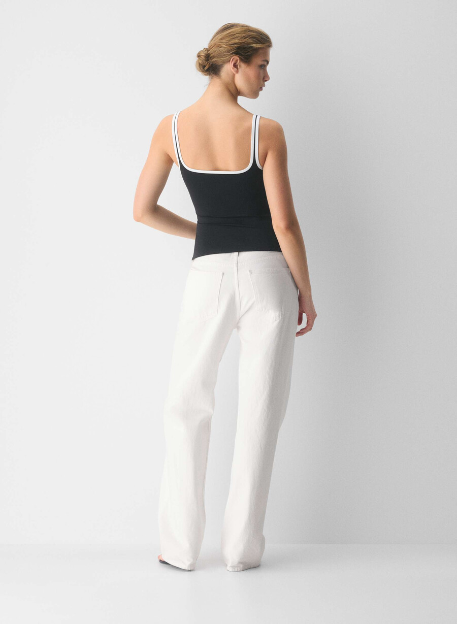 original contour penchant tanktop schwarzweiss
