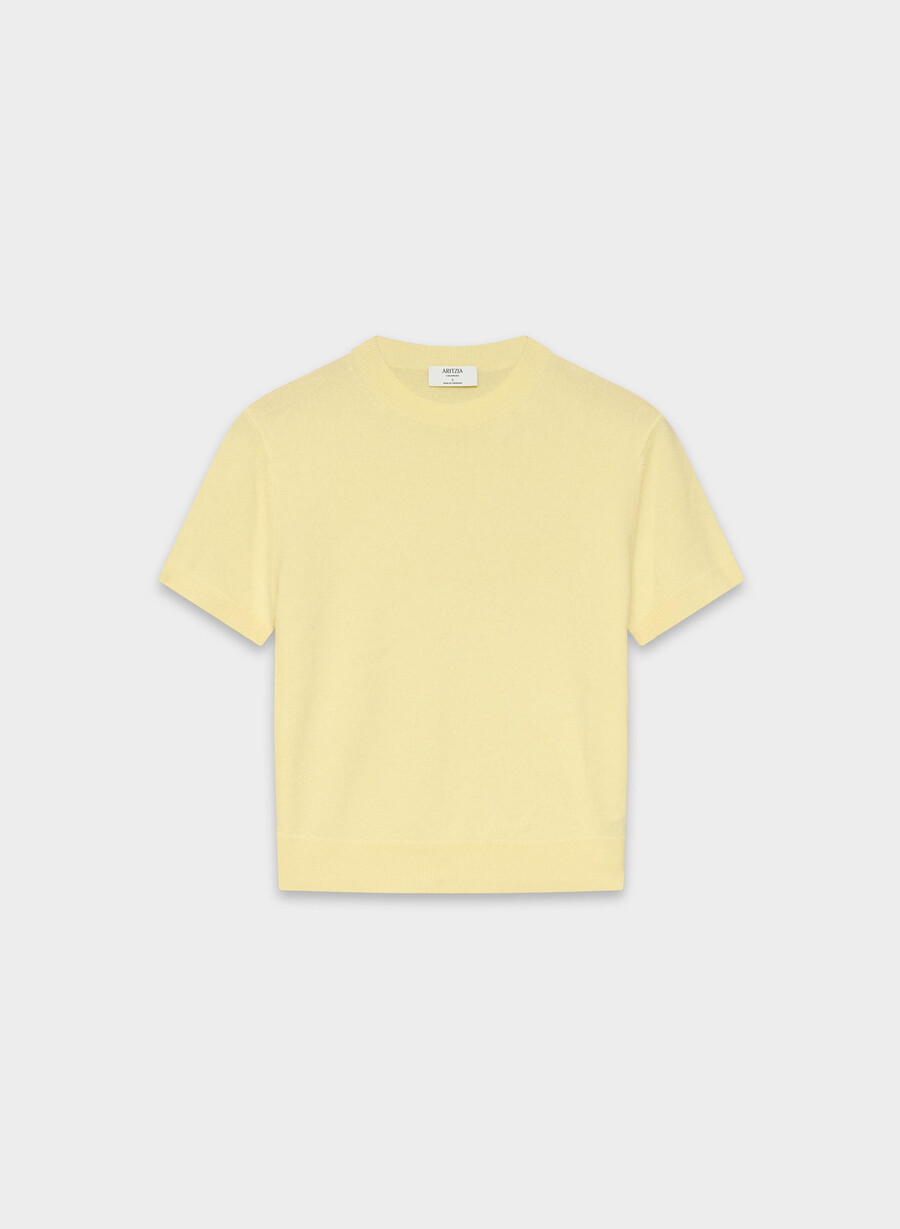 bare cashmere bloor pullover lemonade