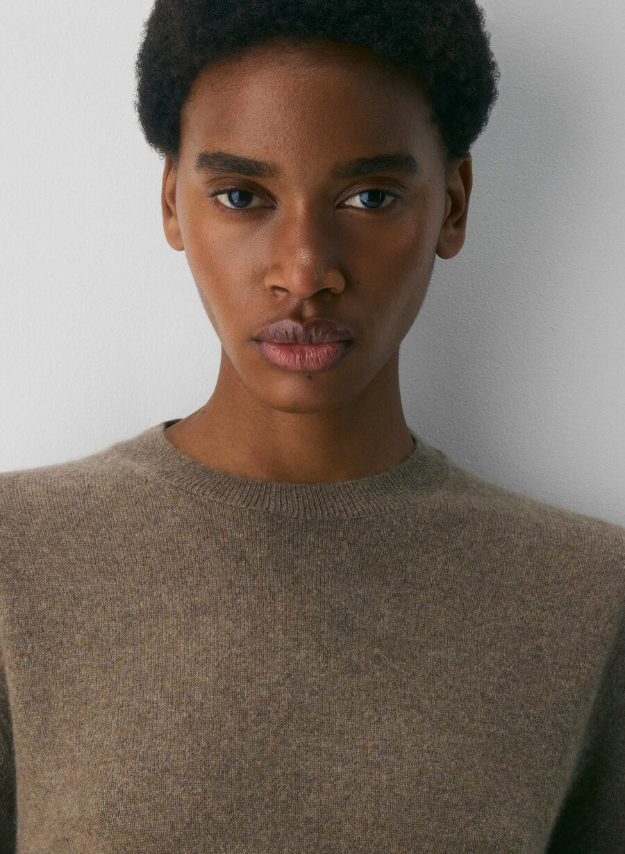bare cashmere bloor pullover heather folio braun