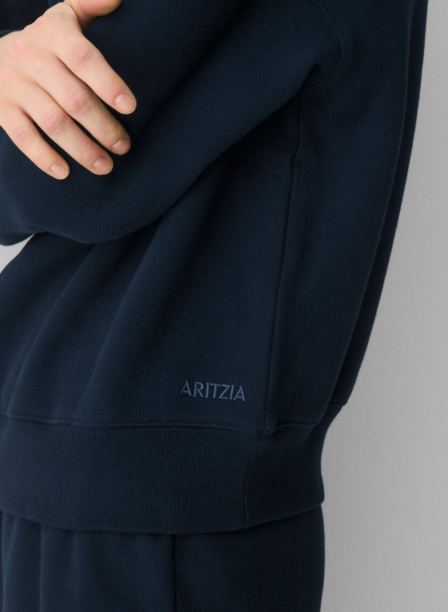kuscheliges sweatfleece bf off-shoulder sweatshirt admiral