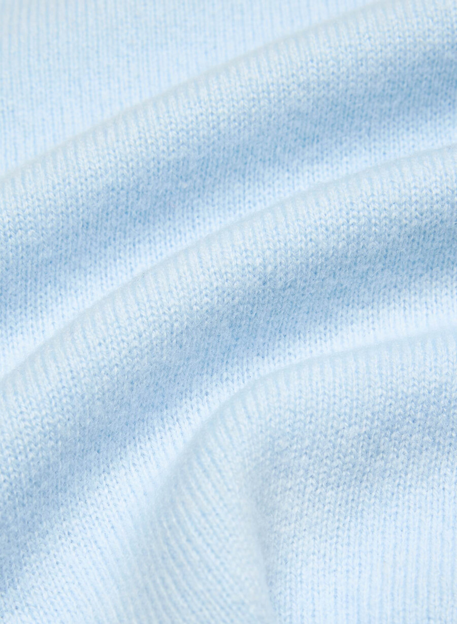 bare cashmere cellini polo-pullover villa blau