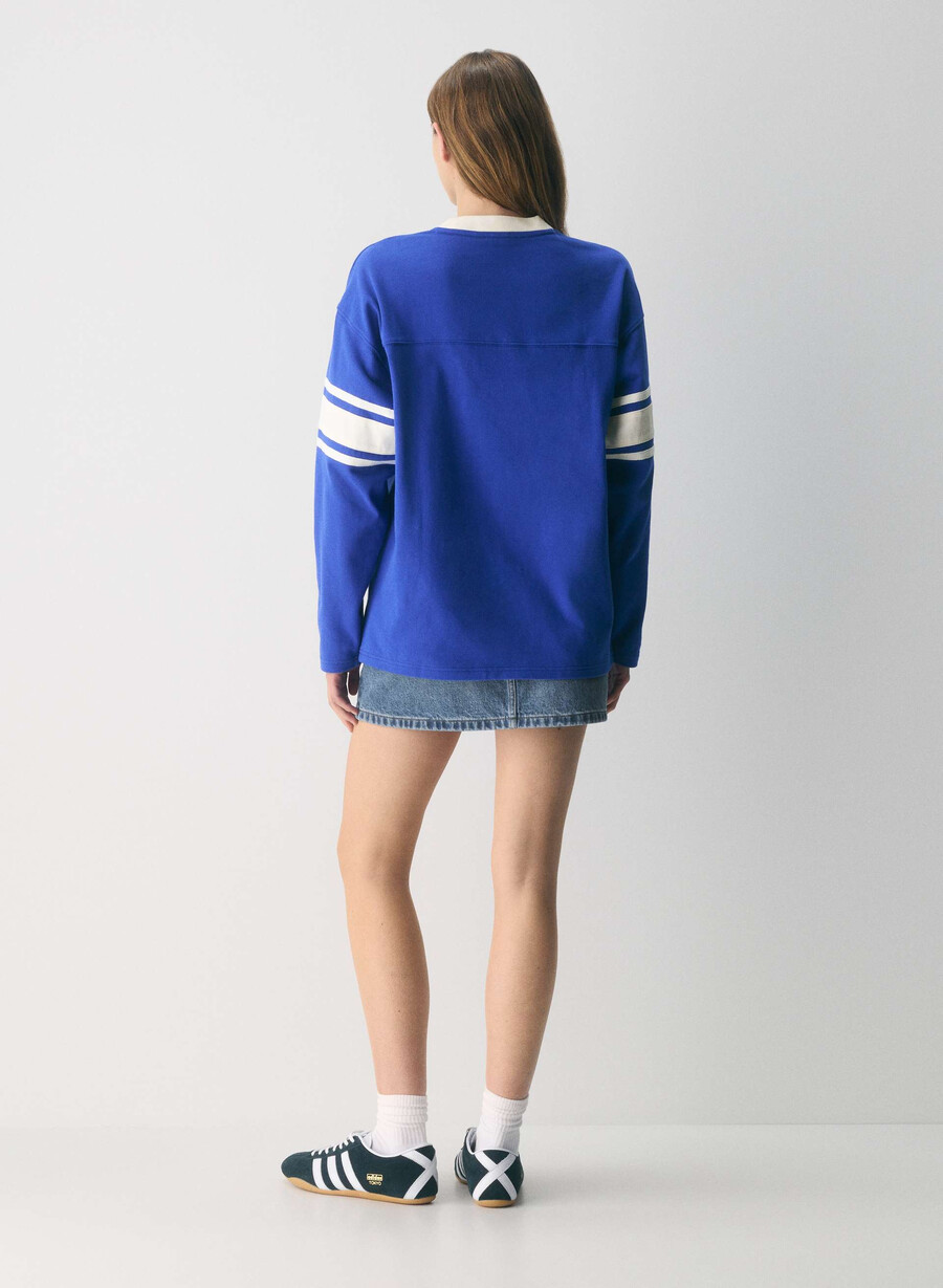 mighty cotton ramos langarmshirt ablaze blulight brc