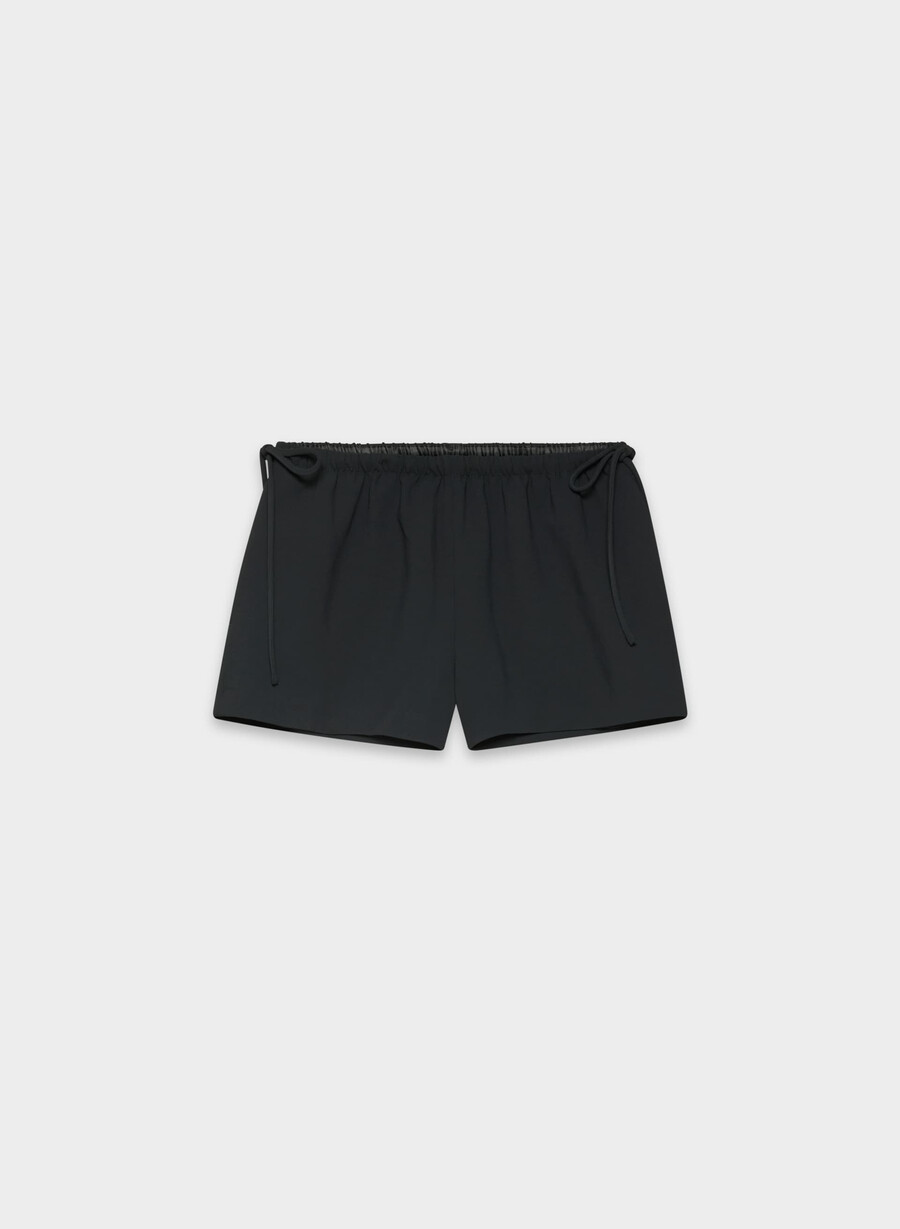artisan short - crepette schwarz