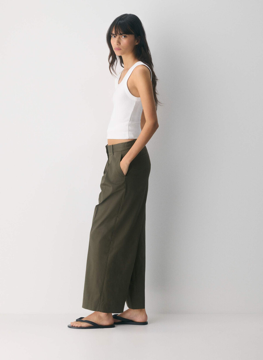 middlebury pant - chino dunkeloliv