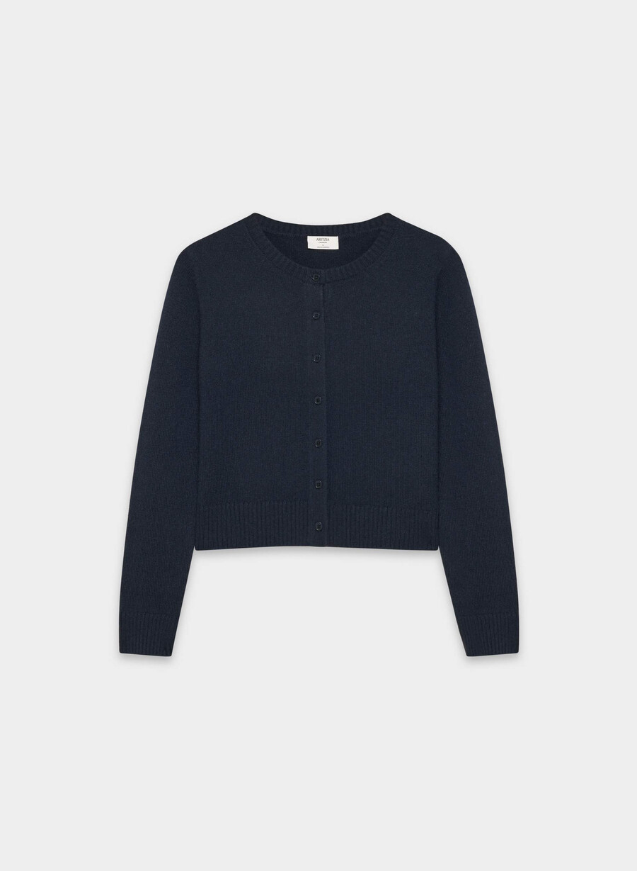 essential cashmere acme cardigan admiral