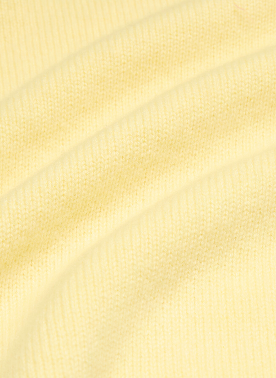 essential cashmere acme cardigan lemonade