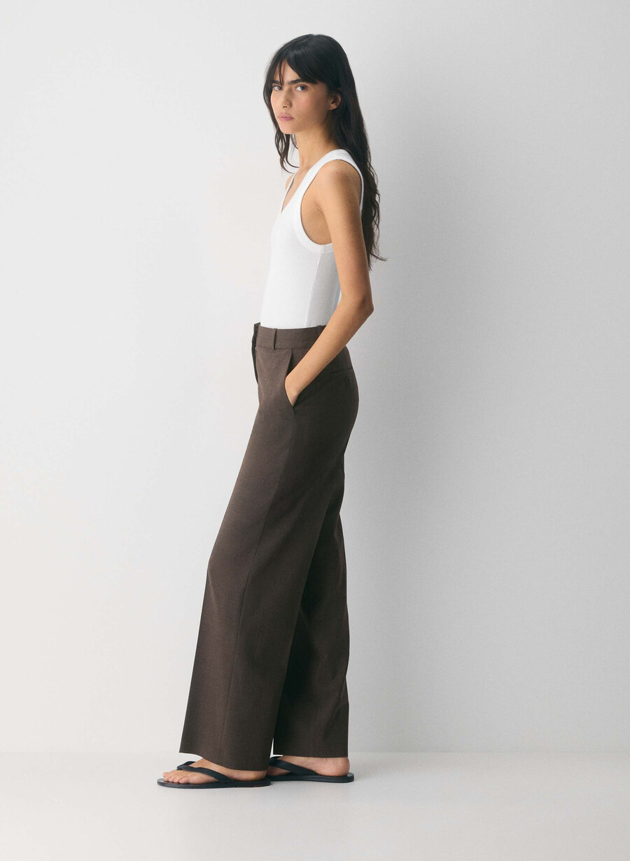 neue wollhose von new agency heather rich mocha brn