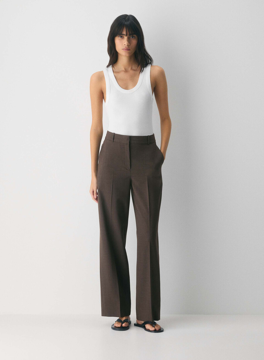 neue wollhose von new agency heather rich mocha brn