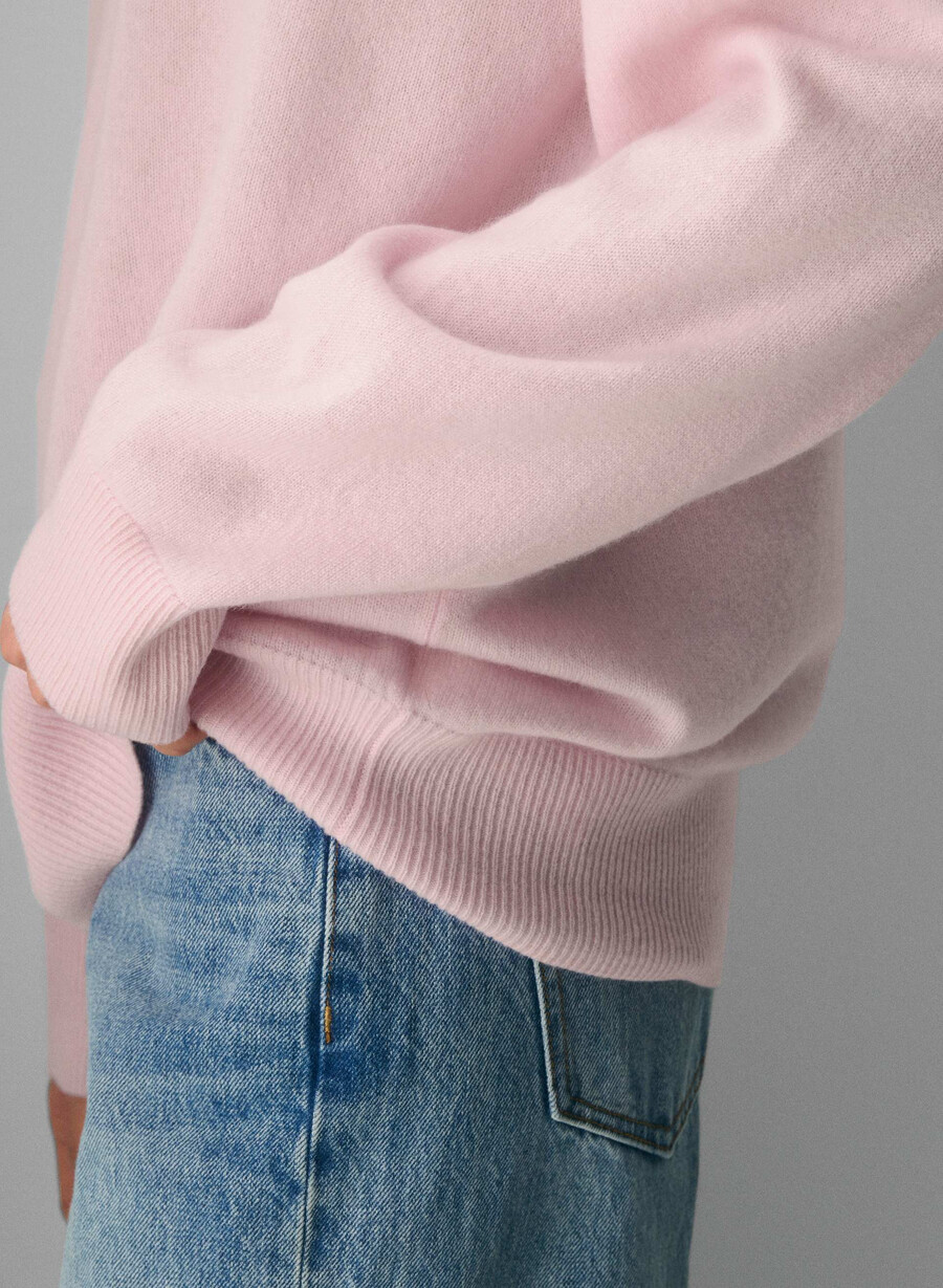 kaschmirpullover villa pink