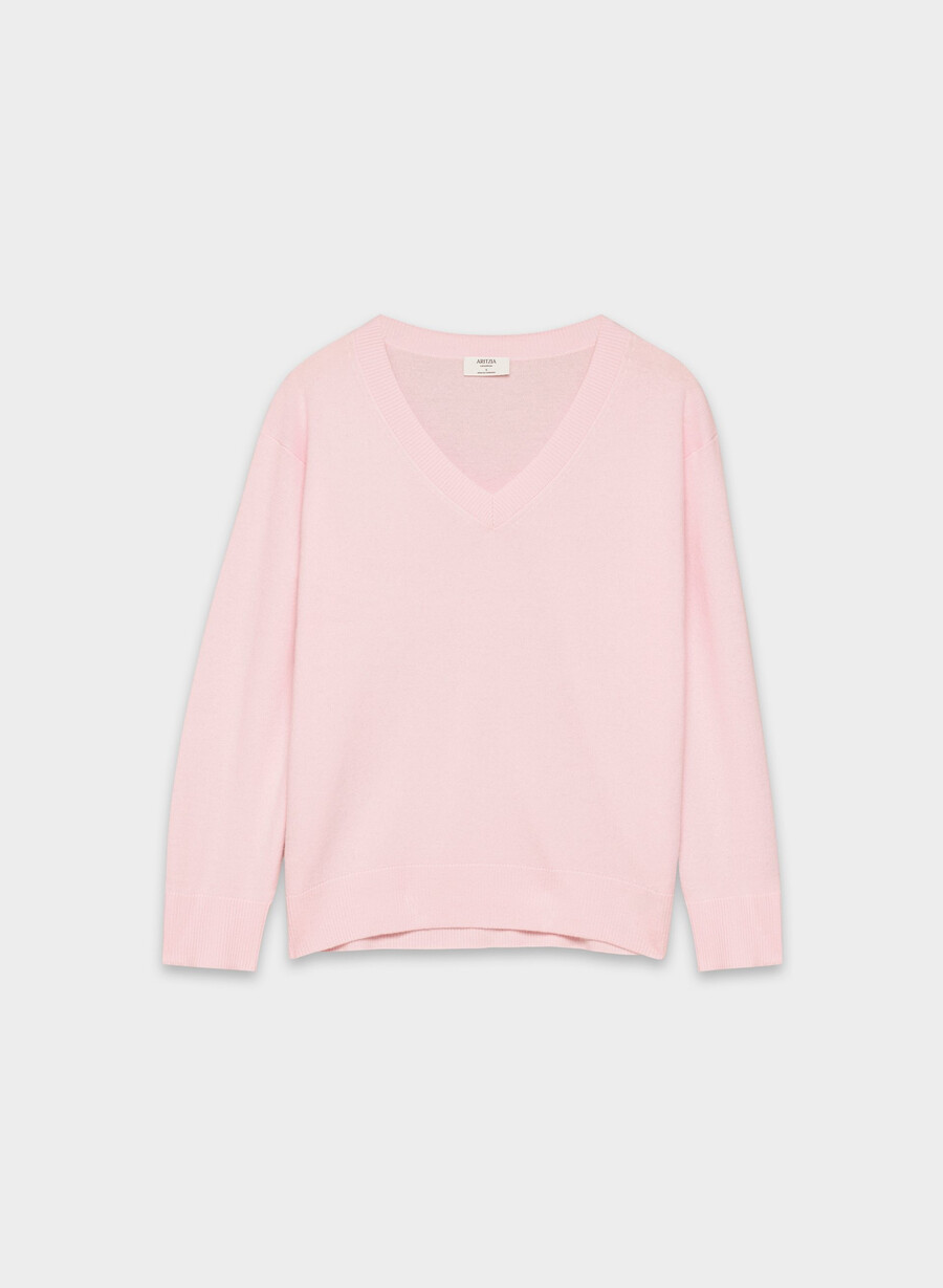 kaschmirpullover villa pink