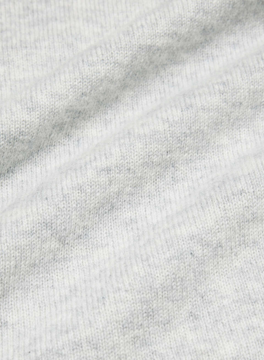 kaschmirpullover meliert chrom