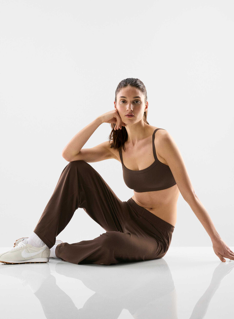 butter recovery pant rich mocha brown
