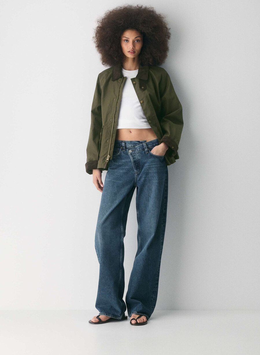 agolde arc criss cross jean form