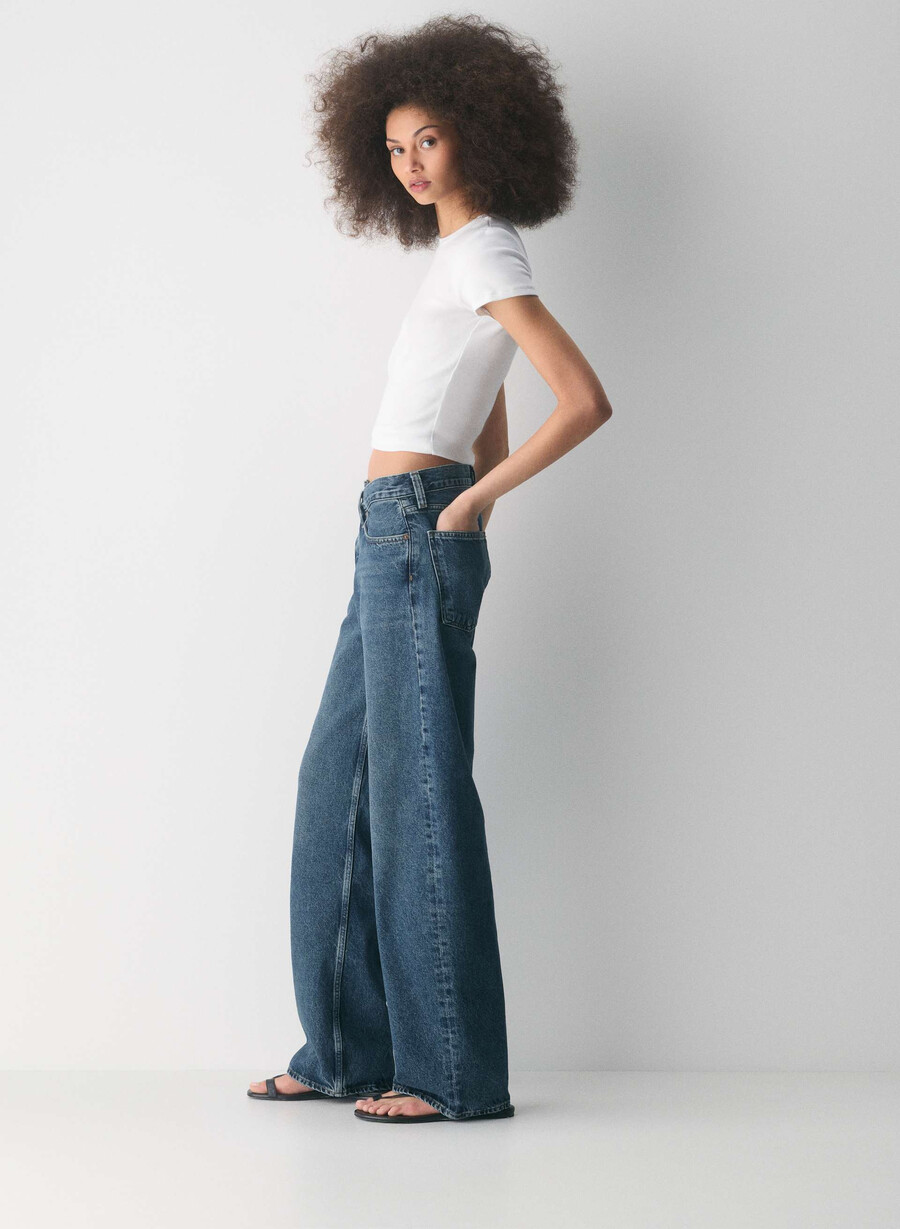 agolde arc criss cross jean form