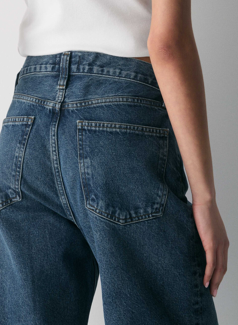 agolde arc criss cross jean form