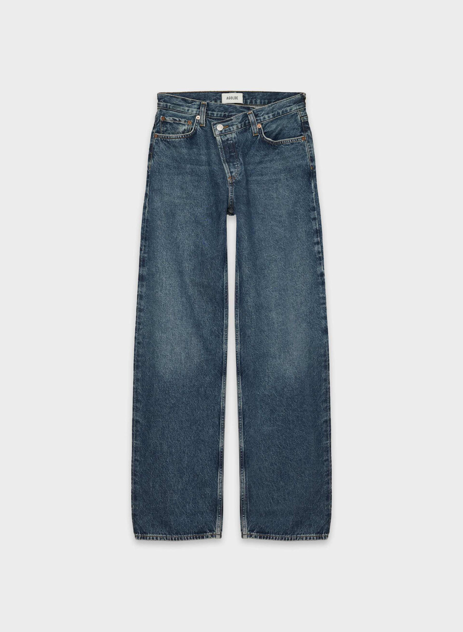 agolde arc criss cross jean form