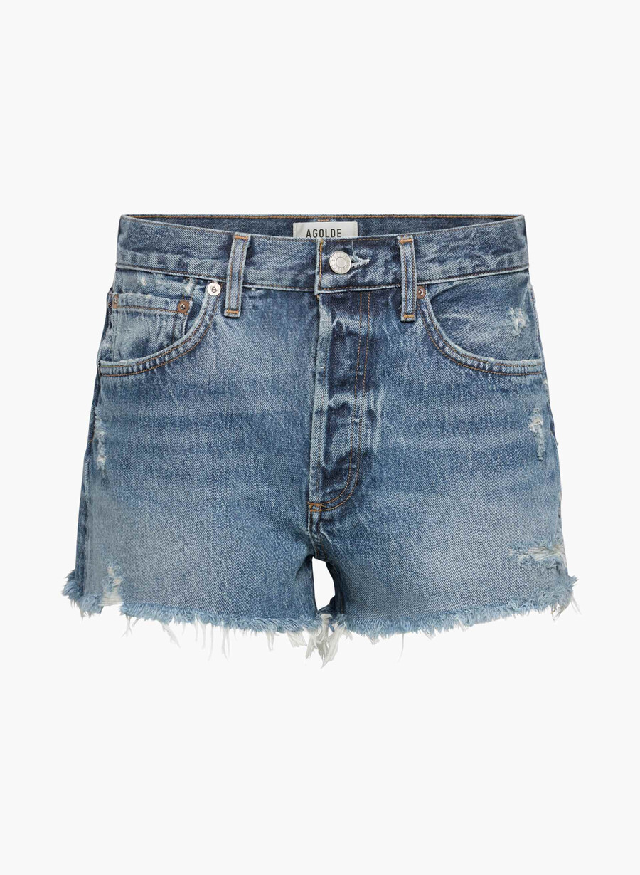 agolde parker jean short dark swapmet