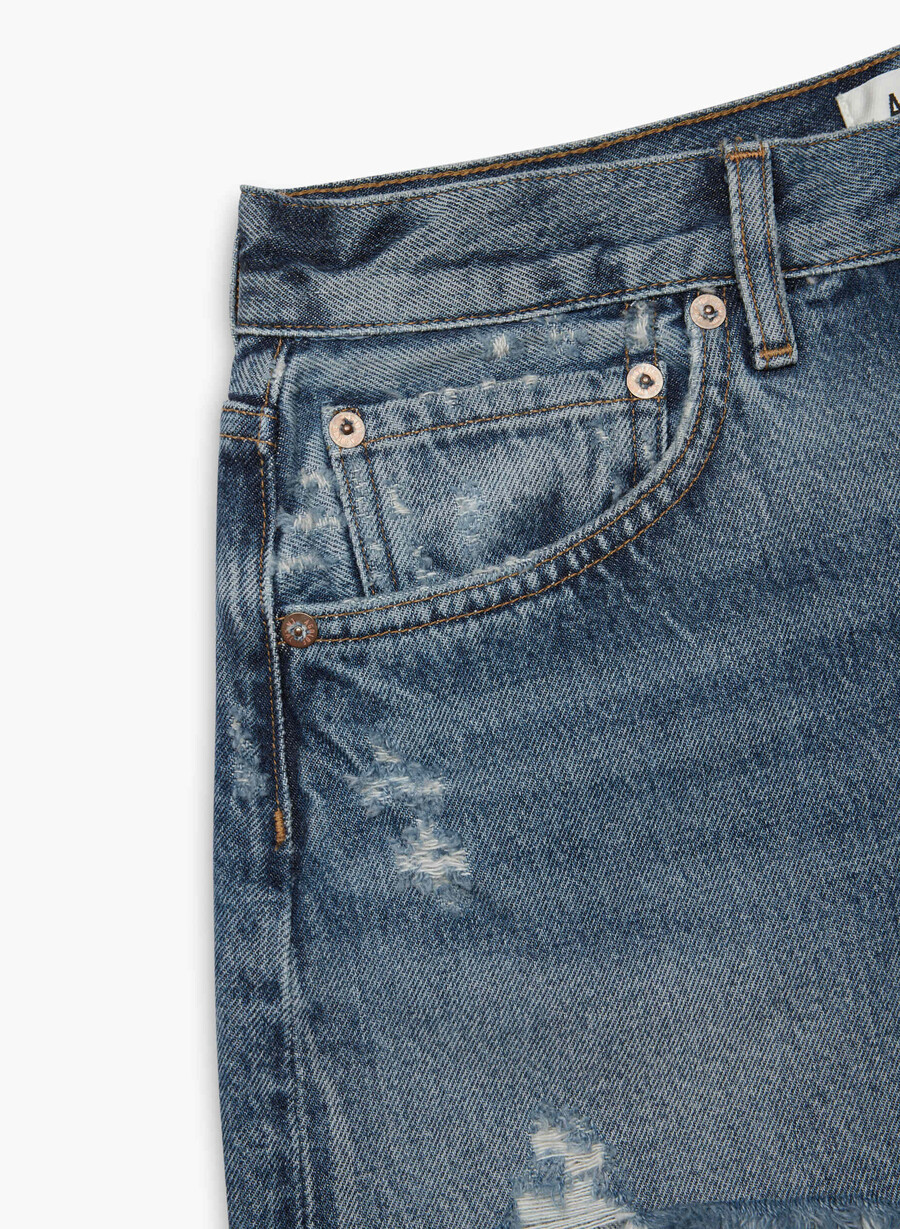 agolde parker jean short dark swapmet
