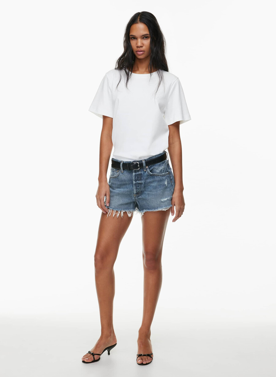 agolde parker jean short dark swapmet